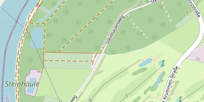 Tennisverein auf Satellitenbild