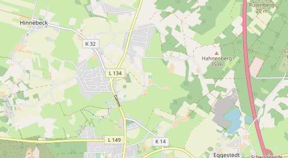 Tennisverein auf Karte