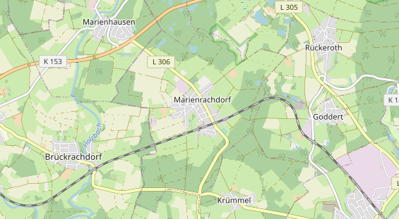 Tennisverein auf Karte