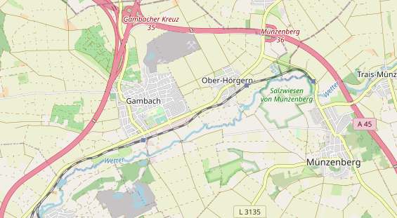 Tennisverein auf Karte
