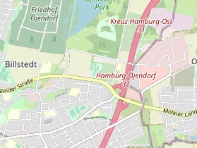 Tennisverein auf Karte