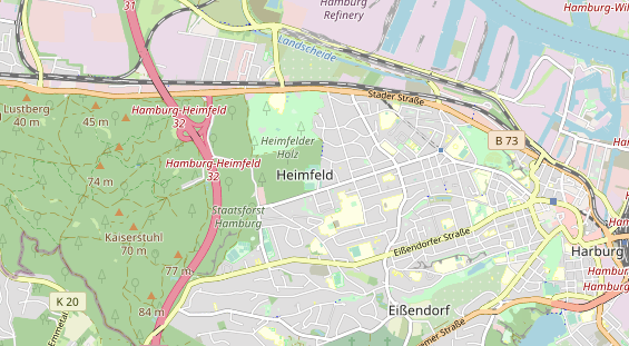 Tennisverein auf Karte