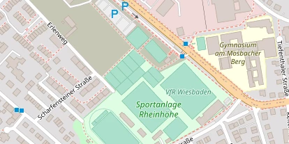 Tennisverein auf Satellitenbild