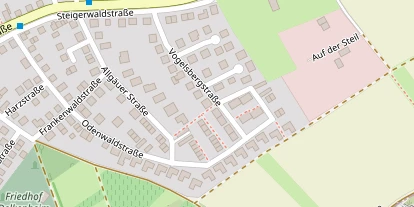 Tennisverein auf Satellitenbild