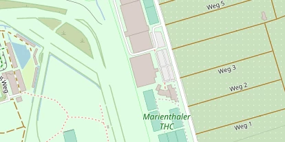 Tennisverein auf Satellitenbild