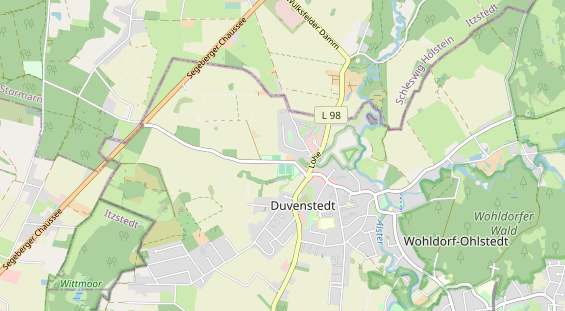 Tennisverein auf Karte