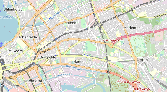 Tennisverein auf Karte