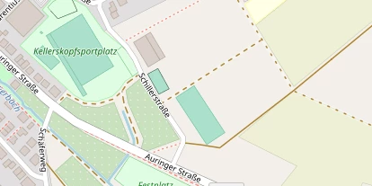 Tennisverein auf Satellitenbild
