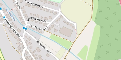 Tennisverein auf Satellitenbild