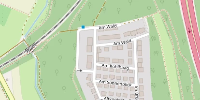 Tennisverein auf Satellitenbild