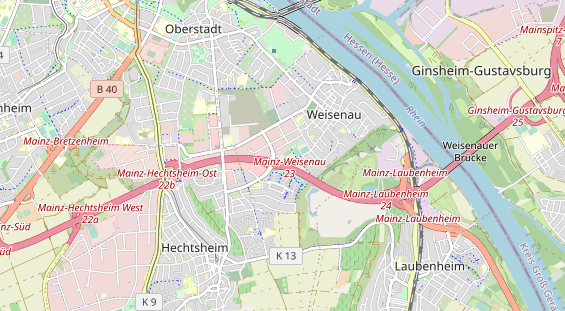 Tennisverein auf Karte