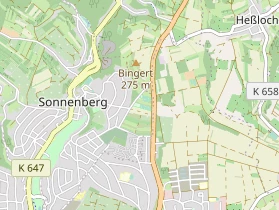 Tennisverein auf Karte