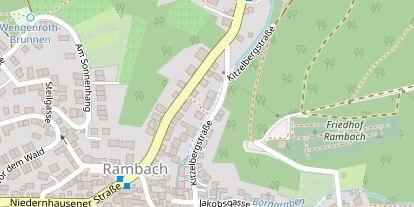 Tennisverein auf Satellitenbild