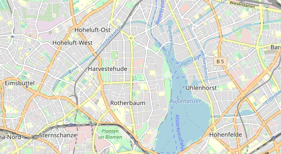 Tennisverein auf Karte