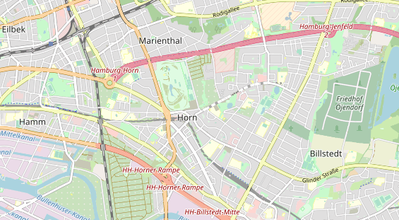 Tennisverein auf Karte