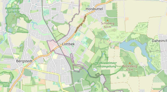 Tennisverein auf Karte