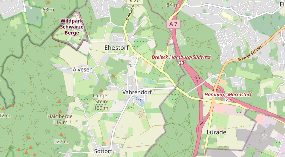 Tennisverein auf Karte