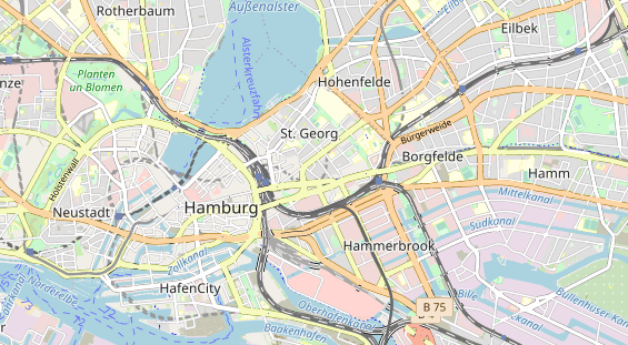 Tennisverein auf Karte