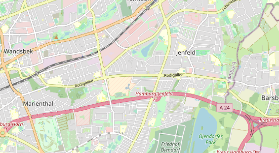 Tennisverein auf Karte