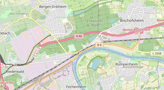 Tennisverein auf Karte