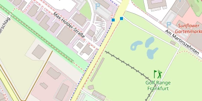 Tennisverein auf Satellitenbild