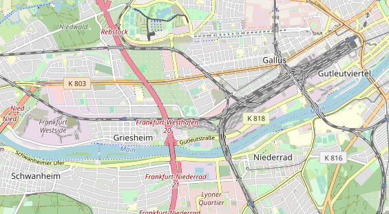 Tennisverein auf Karte