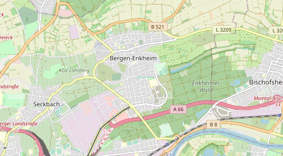 Tennisverein auf Karte