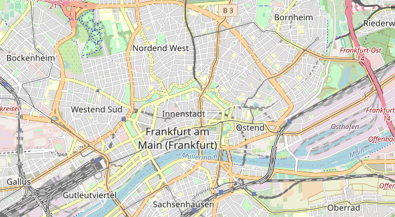 Tennisverein auf Karte