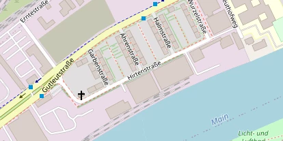 Tennisverein auf Satellitenbild