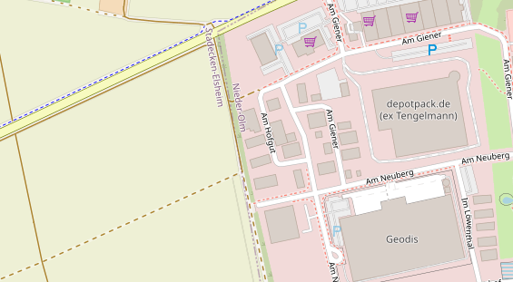 Tennisfreunde Partner auf Satellitenbild