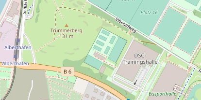 Tennisverein auf Satellitenbild