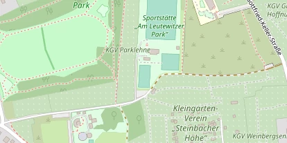Tennisverein auf Satellitenbild