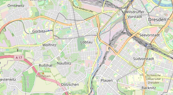 Tennisverein auf Karte