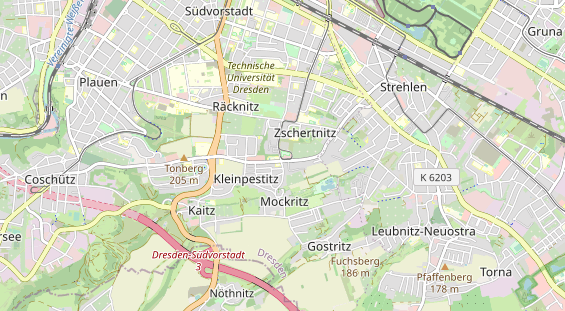 Tennisverein auf Karte