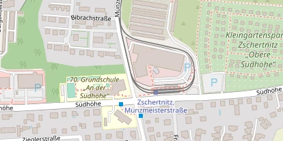 Tennisverein auf Satellitenbild