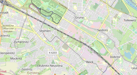 Tennisverein auf Karte