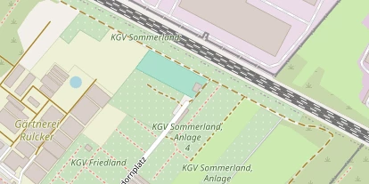 Tennisverein auf Satellitenbild