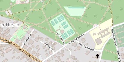 Tennisverein auf Satellitenbild