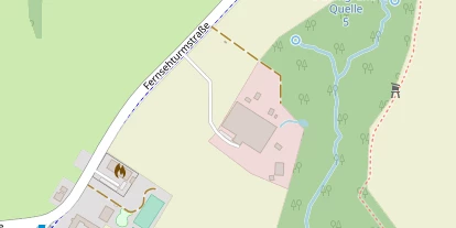 Tennisverein auf Satellitenbild