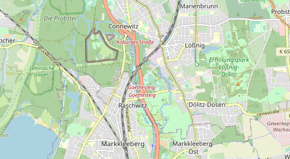 Tennisverein auf Karte