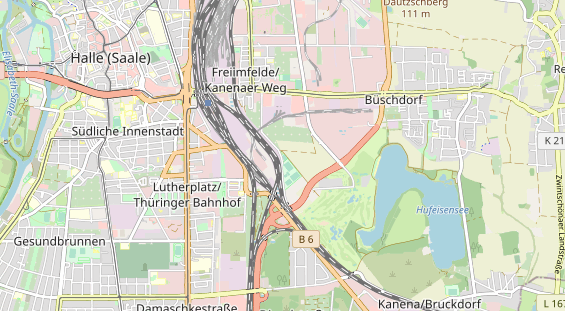 Tennisverein auf Karte