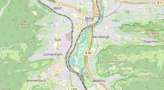 Tennisverein auf Karte