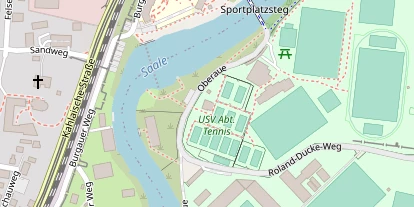 Tennisverein auf Satellitenbild