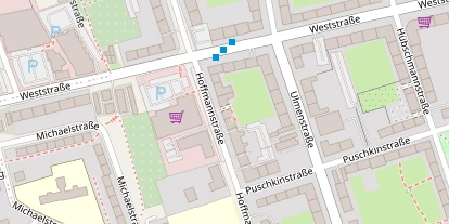 Tennisverein auf Satellitenbild