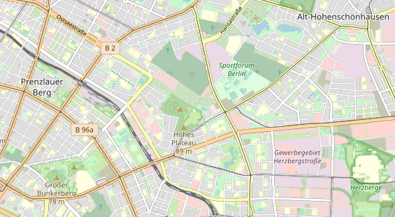 Tennisverein auf Karte