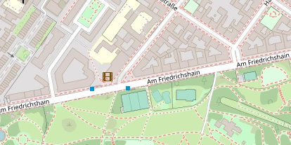 Tennisverein auf Satellitenbild