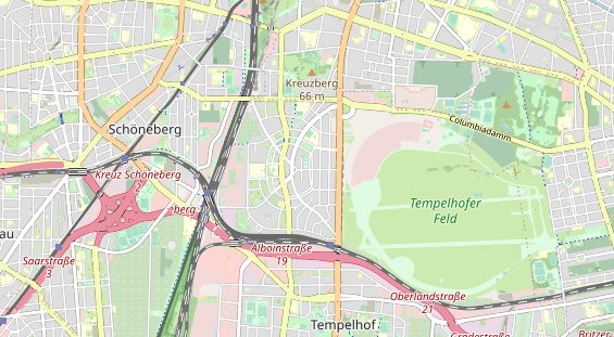 Tennisverein auf Karte