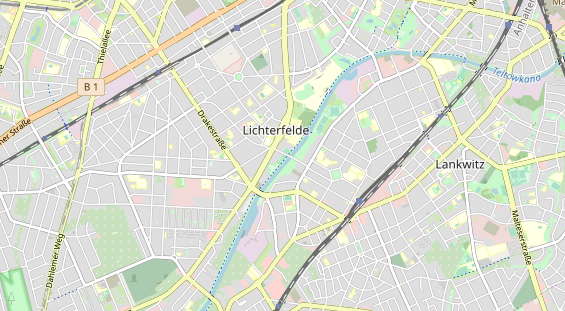 Tennisverein auf Karte