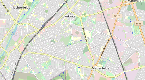 Tennisverein auf Karte