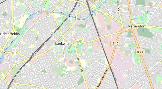 Tennisverein auf Karte